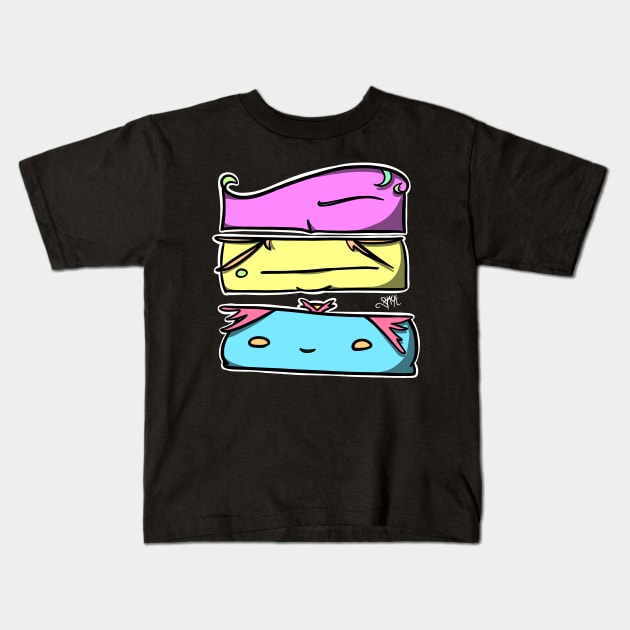 Stack of Misfit Friends Kids T-Shirt by Legfords